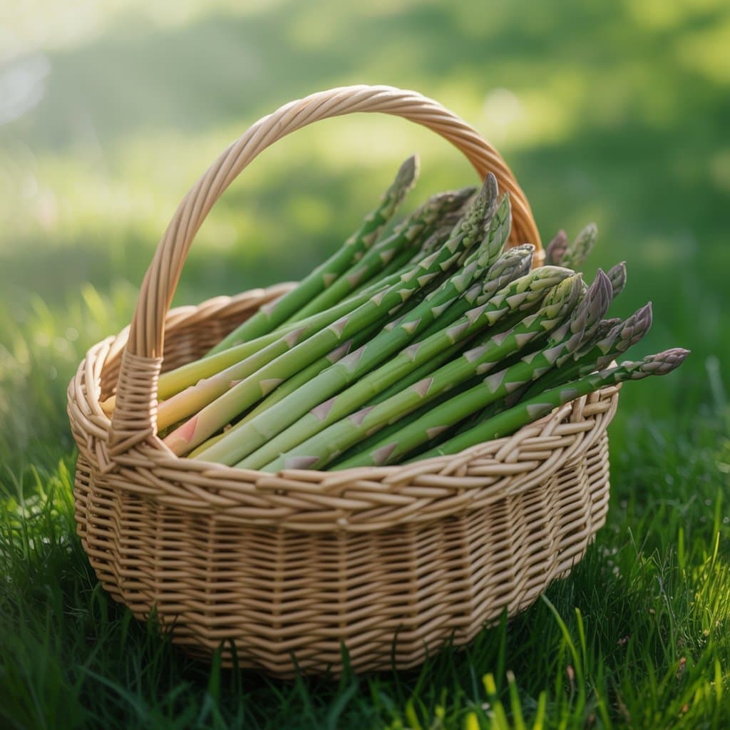 Спаржа на полі